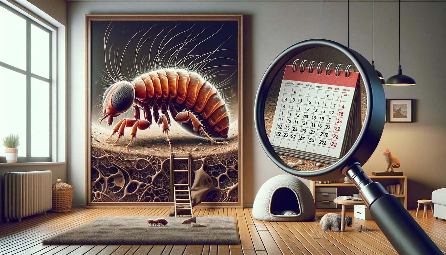 hoe lang overleeft een vlo zonder huisdier