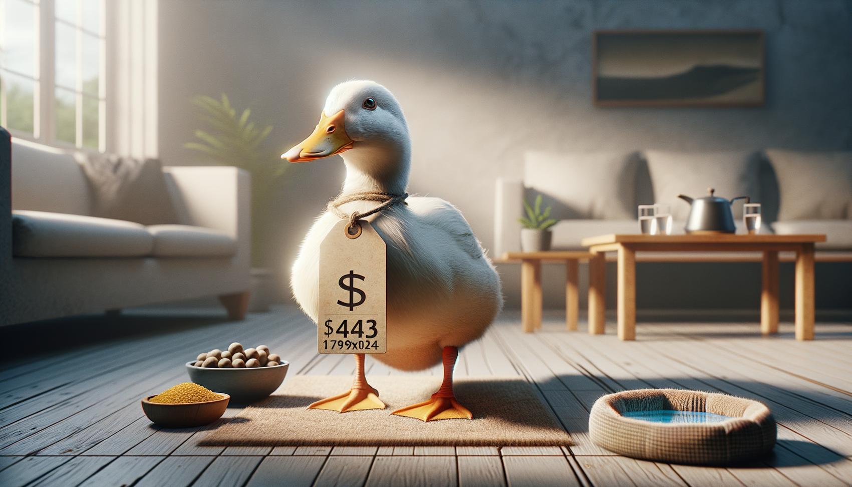 hoeveel kost een eend als huisdier